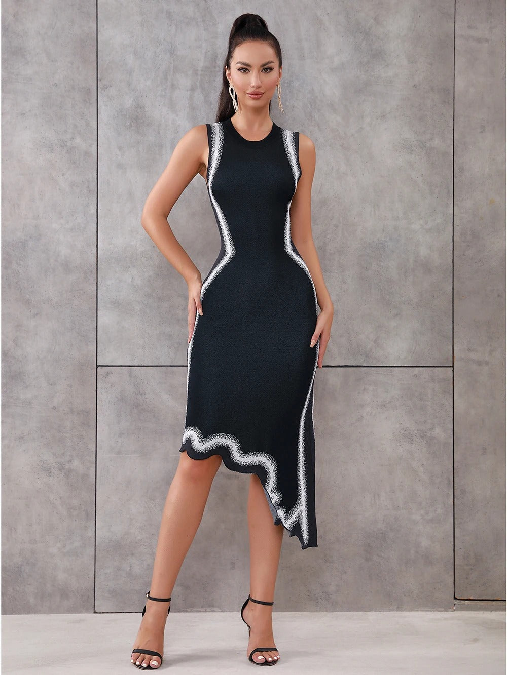 Vestido ondulado Riva