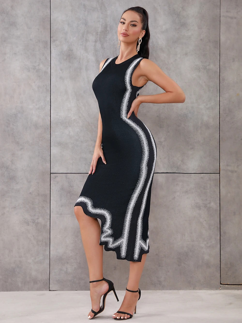 Vestido ondulado Riva